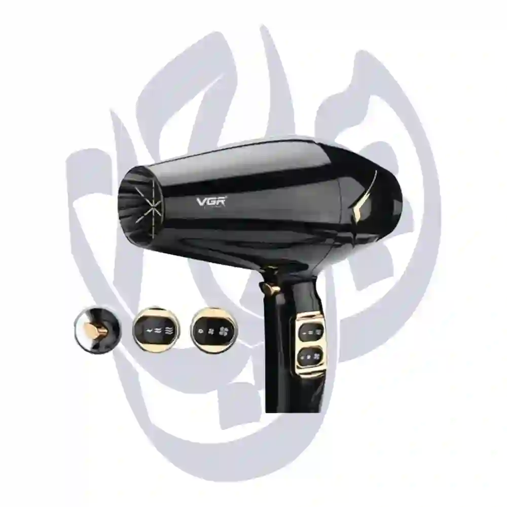 سشوار وی جی آر مدل V-423 با توان 2200 وات، موتور AC و فناوری تولید یون