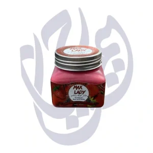 اسکراب شنی لایه بردار پوست مکس لیدی (Max lady) عصاره توت فرنگی 300ml